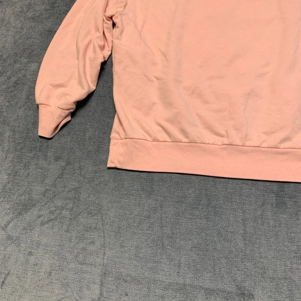 Converse Chuck Taylor All Star Sweatshirt Girls Large 12-13 Pink Fleece Lined